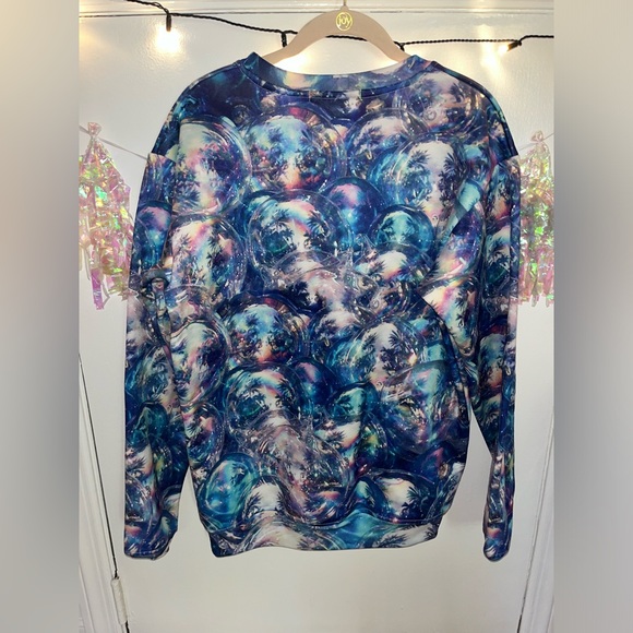 Shelfies custom UNISEX bubble crewneck - Picture 2 of 2